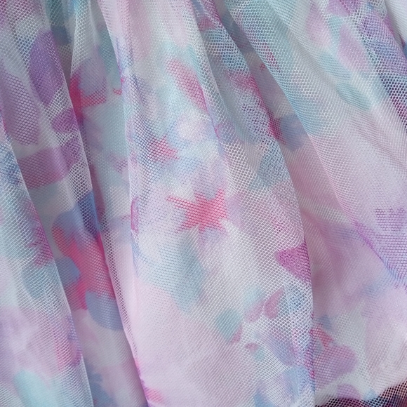 OSHKOSH B’GOSH Dress Floral Denim Overalls - Picture 2 of 5